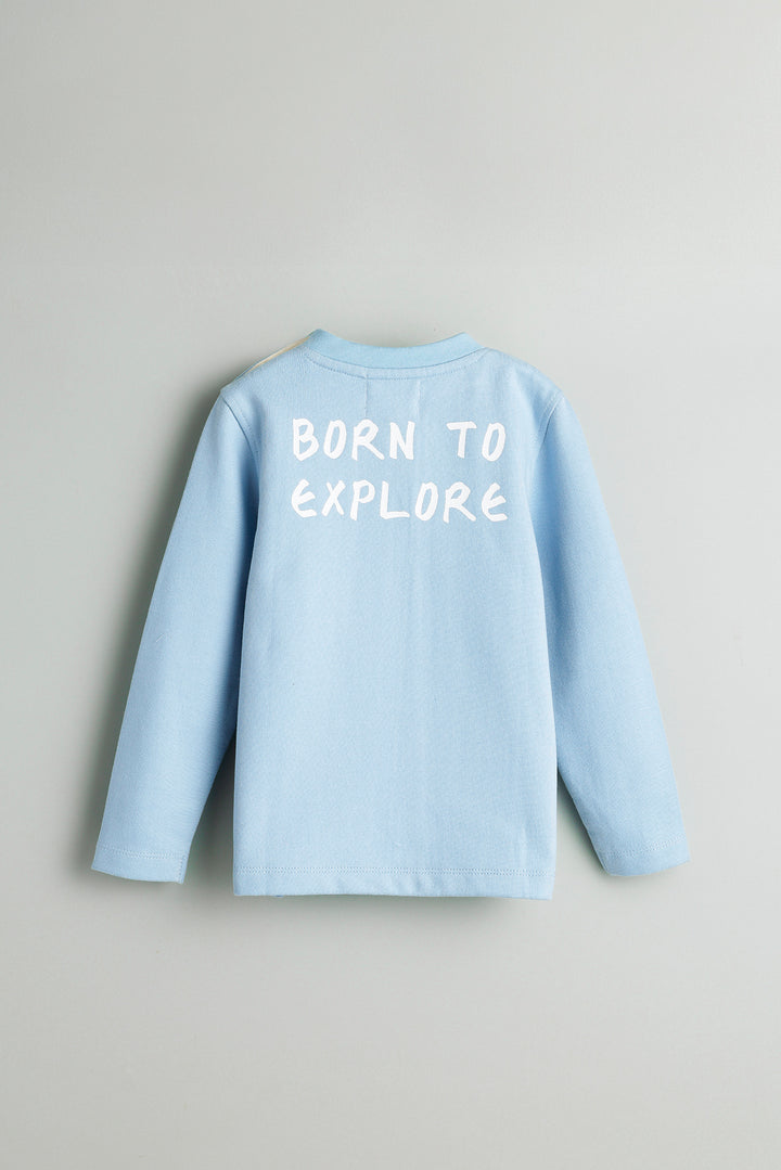 GOTS Certified Organic Cotton Sweatshirt Pant Set | Dino | Kids - Urbanrac