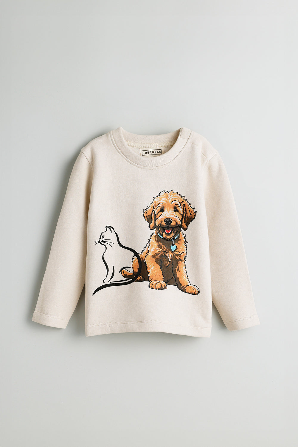 GOTS Certified Organic Cotton Sweatshirt Pant Set | Dog and Cat | Unisex | Kids - Urbanrac