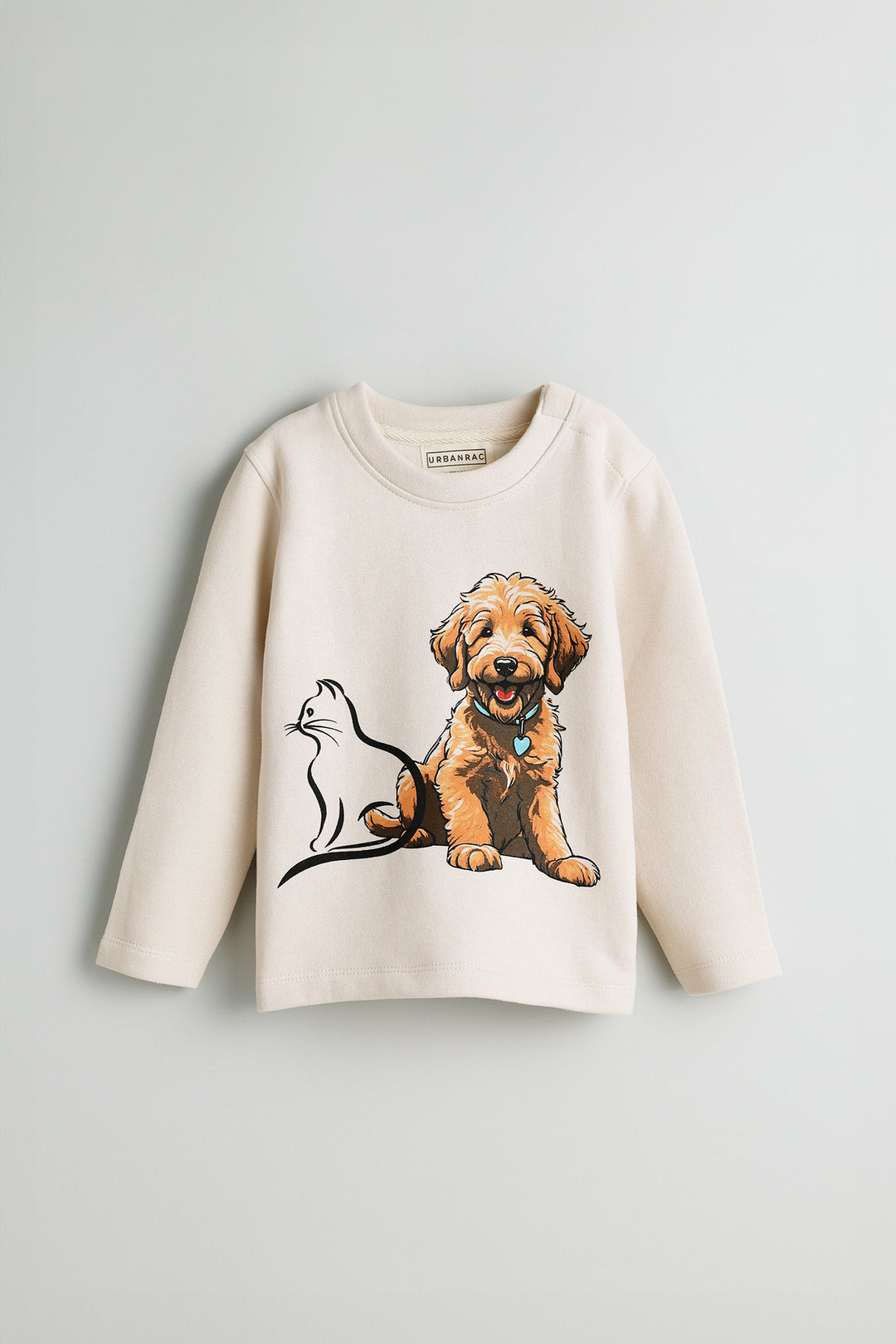 GOTS Certified Organic Cotton Sweatshirt Pant Set | Dog and Cat | Unisex | Kids - Urbanrac