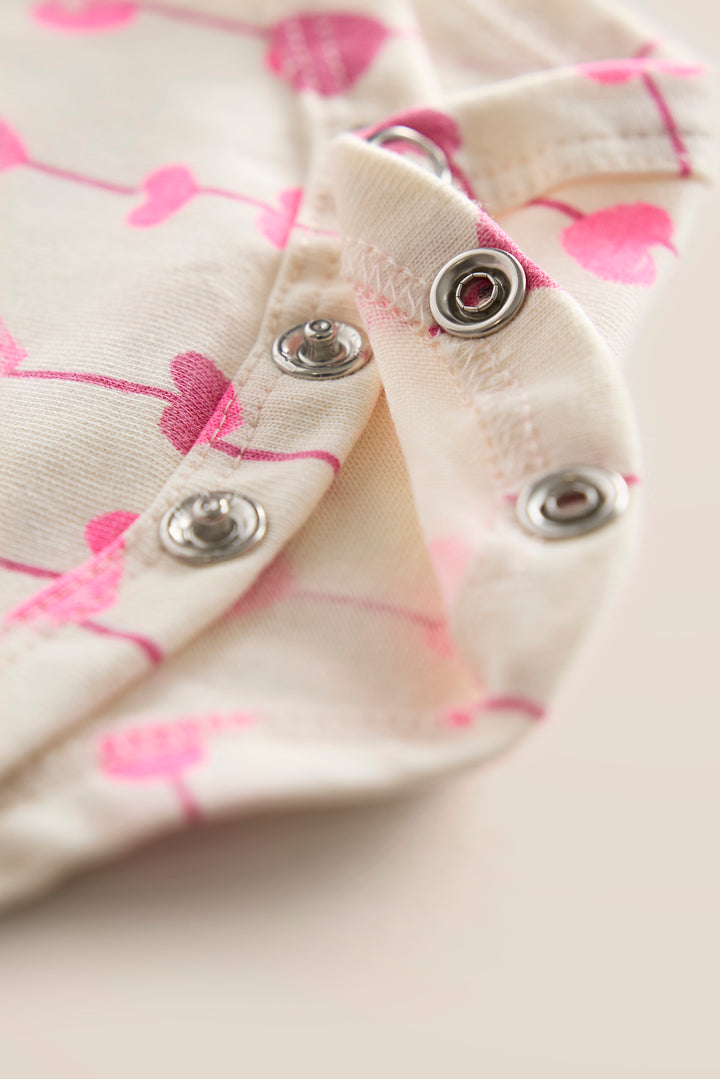 100% Cotton Onesies and Pant Set – Pink Heartstrings