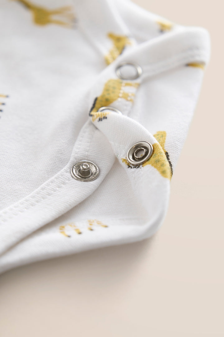 100% Cotton Onesies and Pant Set| Gentle Giraffe 6-Piece Newborn Cotton Clothing Set