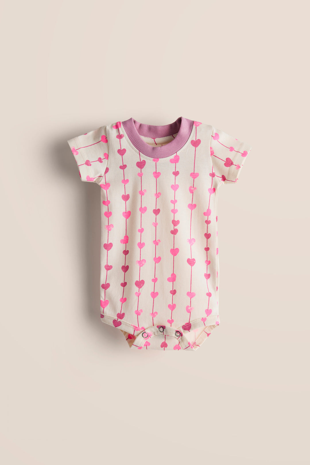 100% Cotton Onesies and Pant Set – Pink Heartstrings