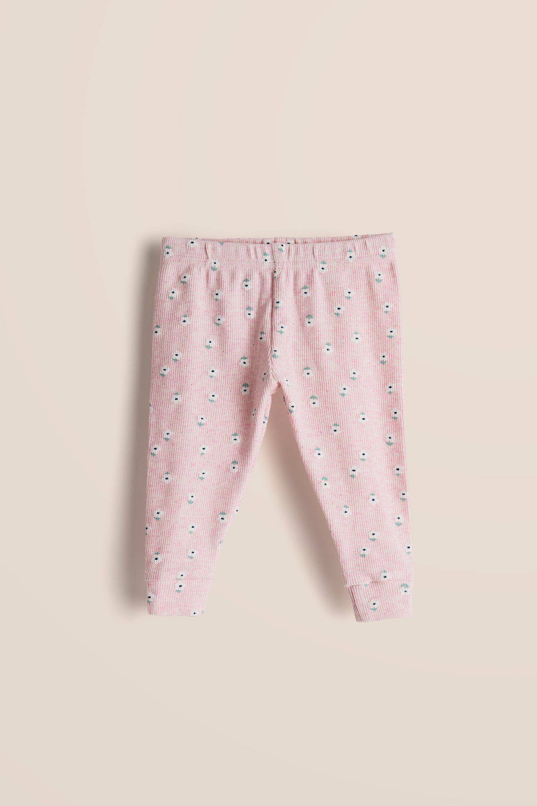100% Cotton Onesies and Pant Set – Pink Daisy