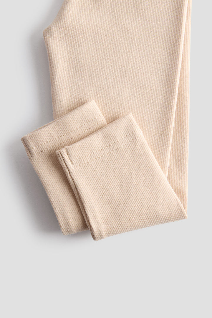 Baby Leggings - Pack of 2 (Girls, Unisex, Soft Cotton, Stretchable, Everyday Comfort)