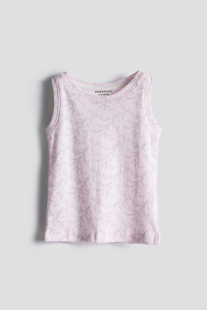 2-Pack Cotton Vest Tops | Pastel