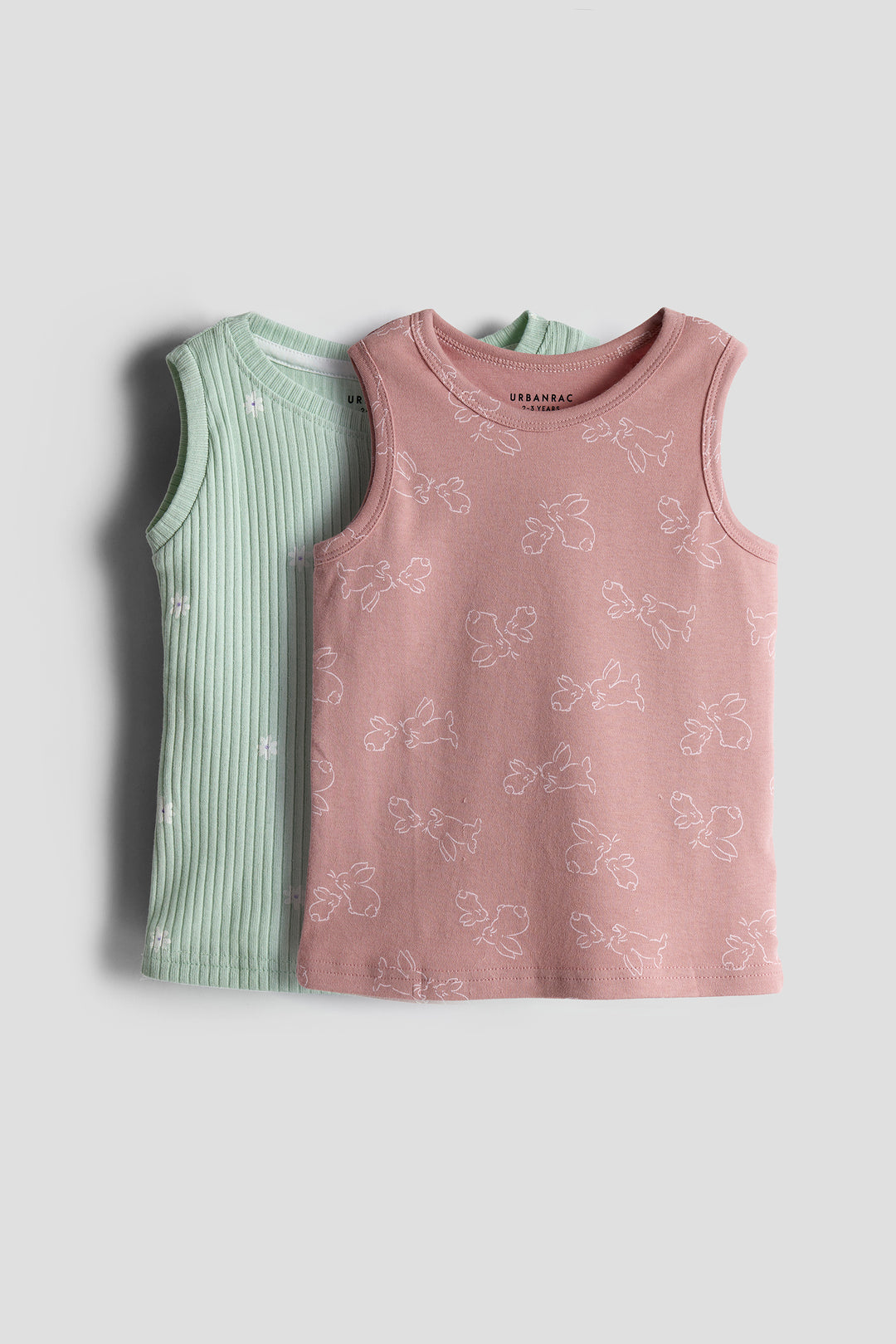 2-Pack Cotton Vest Tops | Vibrant