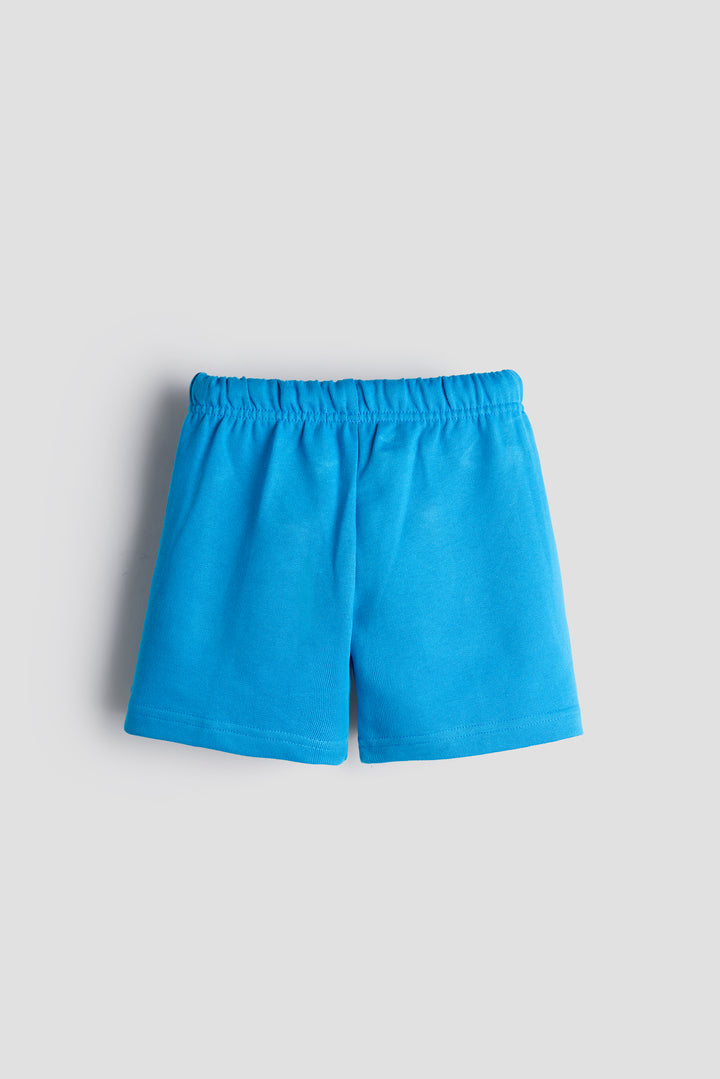 Everyday Comfort Kids’ Shorts – Pack of 2 (Navy & Sky Blue)