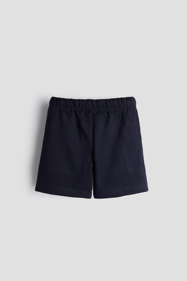 Everyday Comfort Kids’ Shorts – Pack of 2 (Navy & Sky Blue)