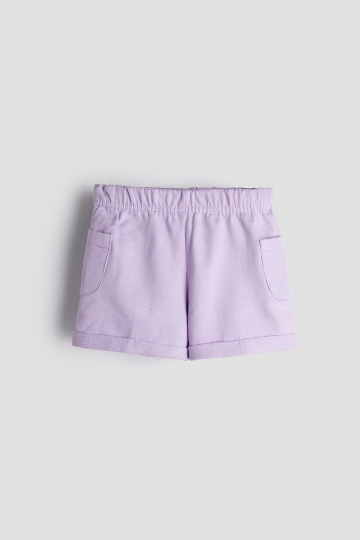 Everyday Comfort Kids’ Shorts –  Pack of 3 (Pinks and Lavendar)
