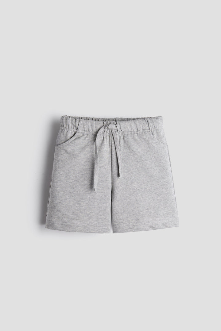 Everyday Comfort Kids’ Shorts – Pack of 2 (Grey & Dark Blue)