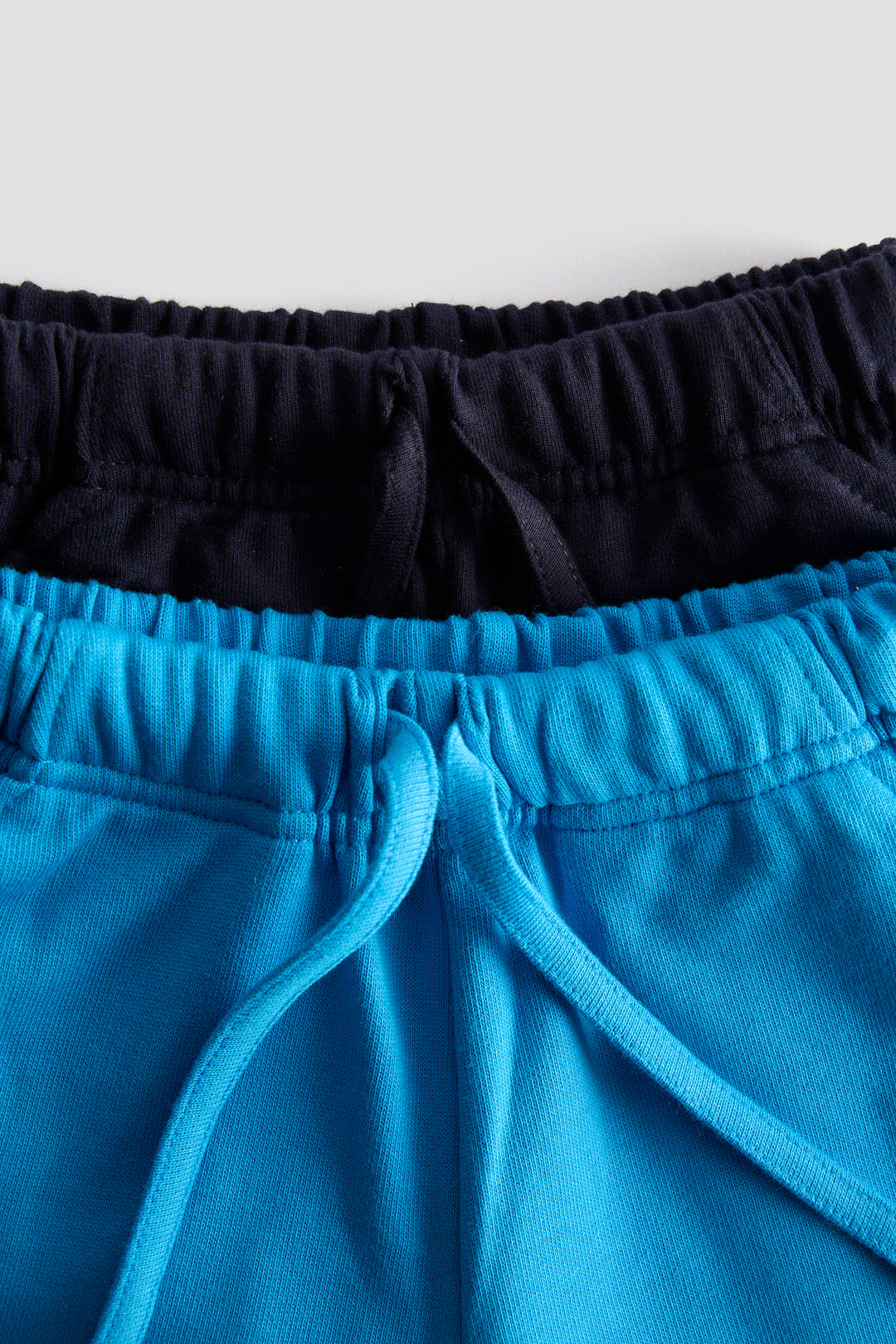 Everyday Comfort Kids’ Shorts – Pack of 2 (Navy & Sky Blue)