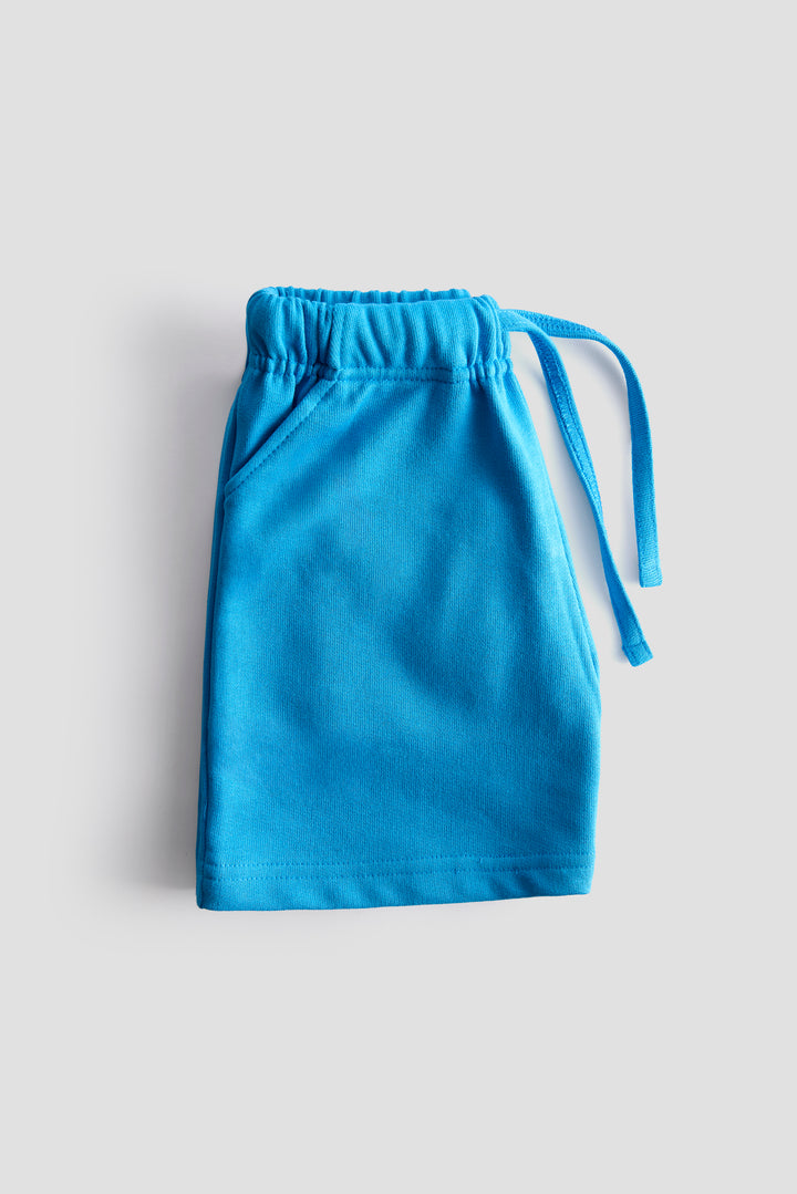 Everyday Comfort Kids’ Shorts – Pack of 2 (Navy & Sky Blue)