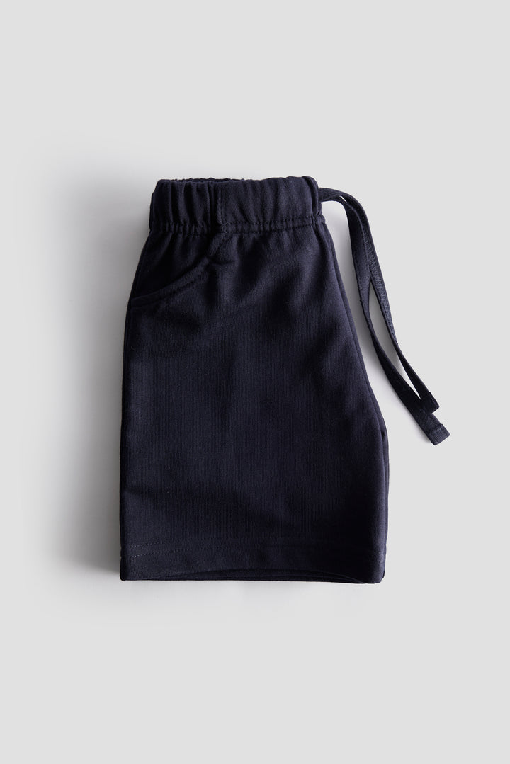 Everyday Comfort Kids’ Shorts – Pack of 2 (Navy & Sky Blue)