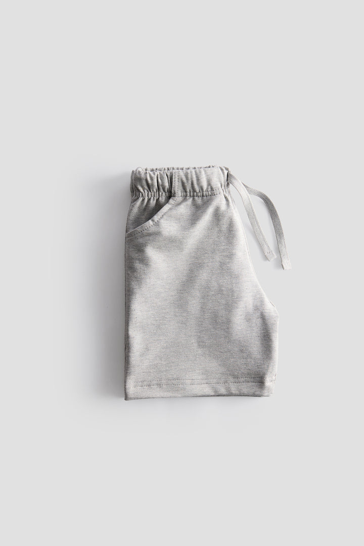 Everyday Comfort Kids’ Shorts – Pack of 2 (Grey & Dark Blue)