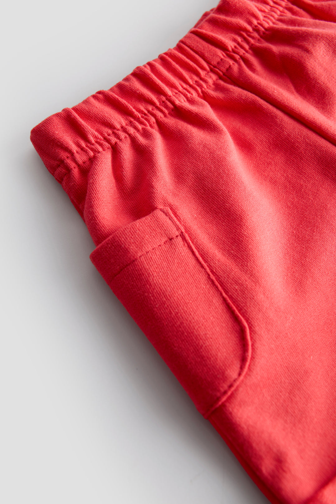 Everyday Comfort Kids’ Shorts –  Pack of 2 (Red and Mint Green)