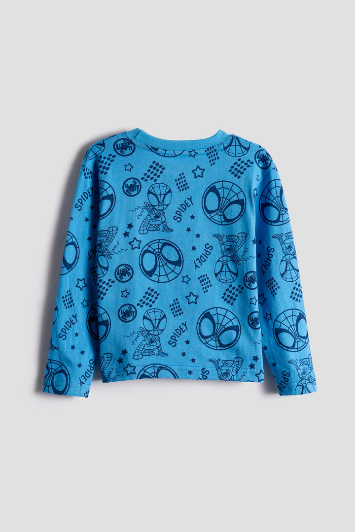 Fun blue print 100% cotton sleepwear/pajamas - Urbanrac