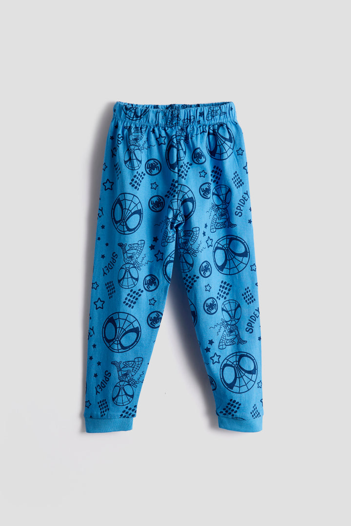 Fun blue print 100% cotton sleepwear/pajamas - Urbanrac