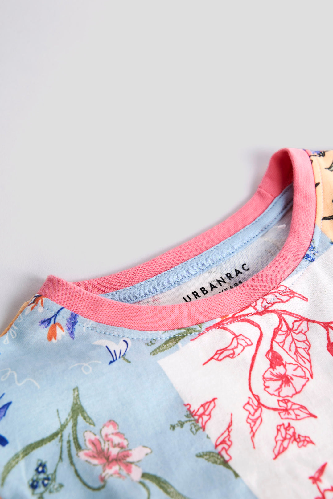 Floral patch print 100% cotton sleepwear/pajamas - Urbanrac