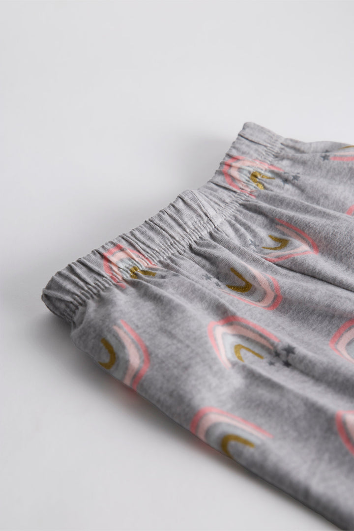 Pleasant rainbow print 100% cotton sleepwear/pajamas - Urbanrac