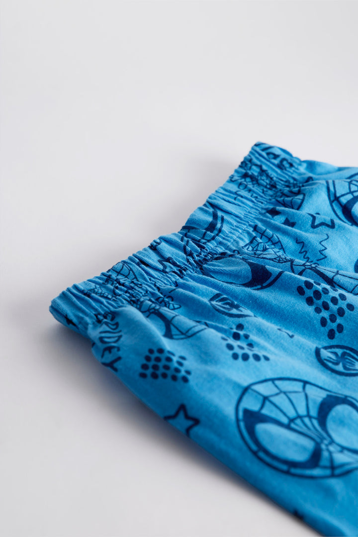 Fun blue print 100% cotton sleepwear/pajamas - Urbanrac