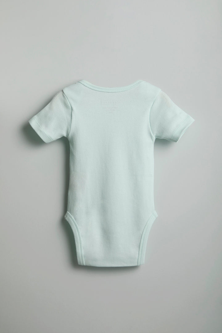 GOTS Certified Organic Cotton Half Sleeves Baby Onesies Giraffe Print - Urbanrac