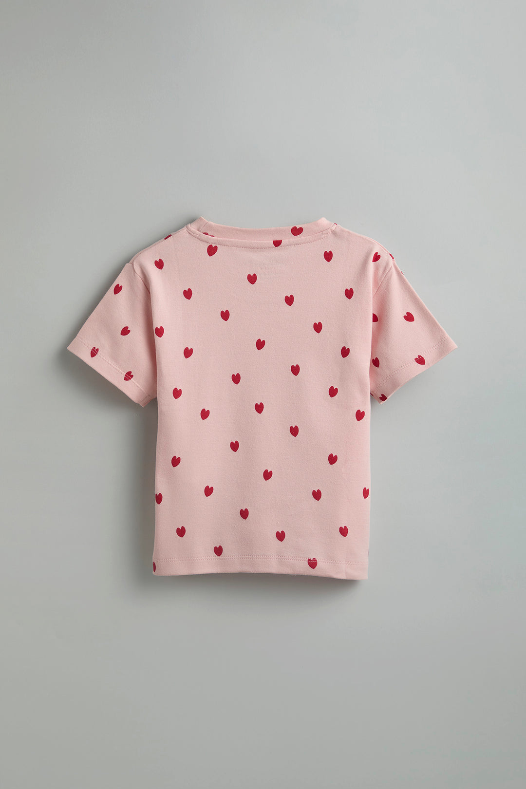 GOTS Certified Organic Cotton Sleepwear Set for Toddlers| Heart Print - Urbanrac