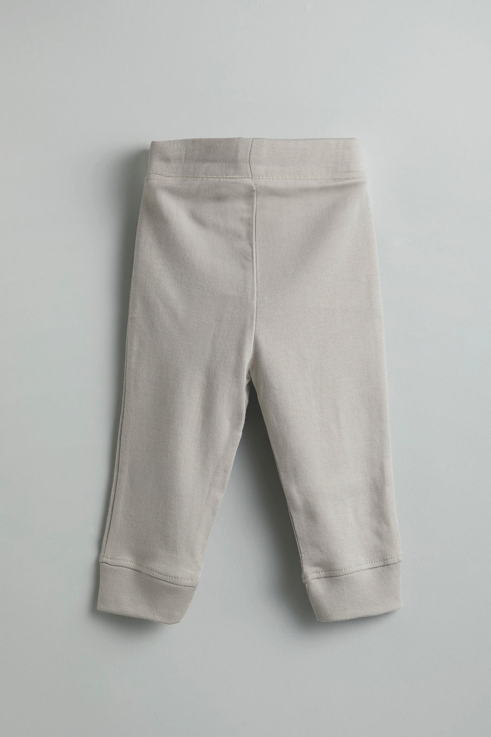 GOTS Certified Organic Cotton Grey Baby Pants With Drawstring - Urbanrac