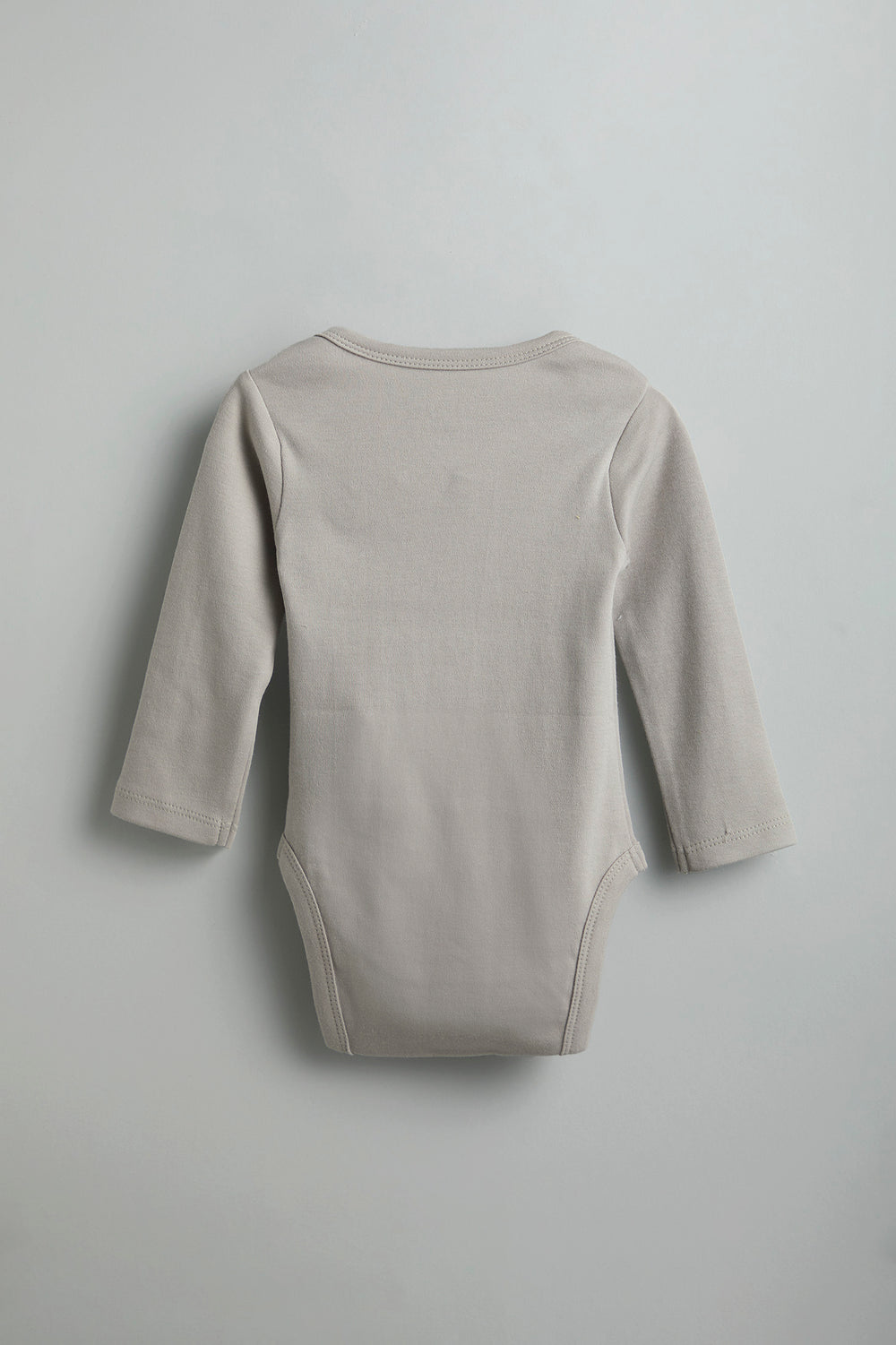 GOTS Certified Organic Cotton Full Sleeves Onesies | Grey Brid Print - Urbanrac
