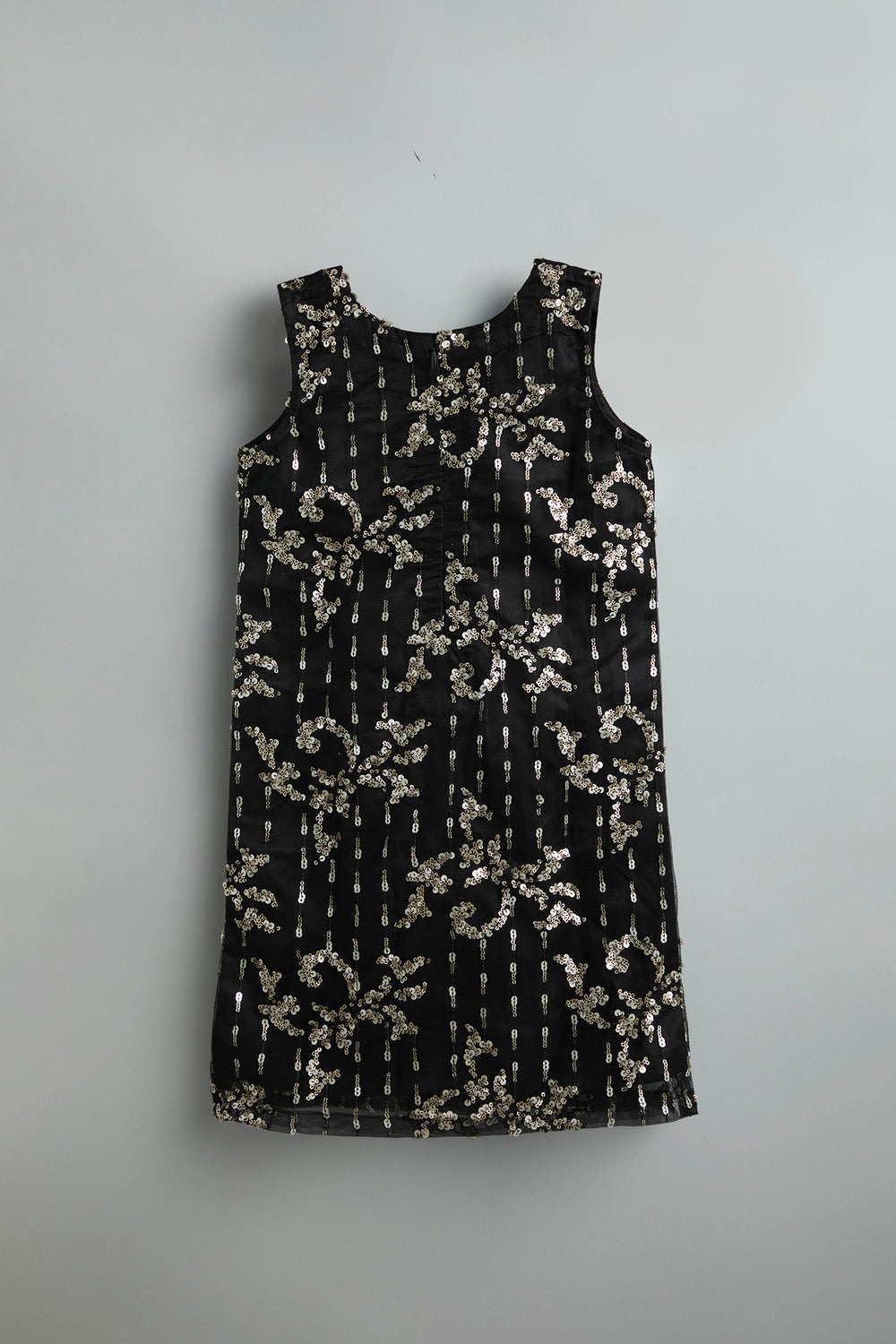 Black sequence party dress for girls - Urbanrac