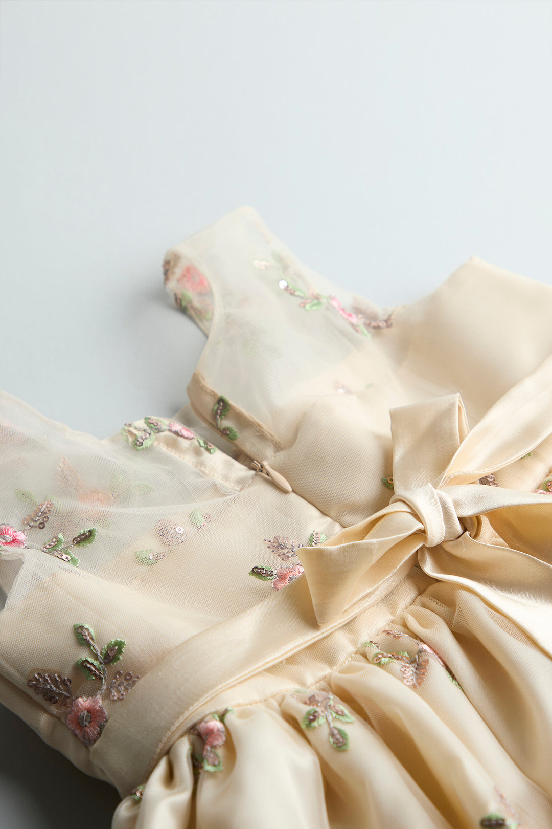 Celebration Dress - Ivory floral embroidery - Urbanrac