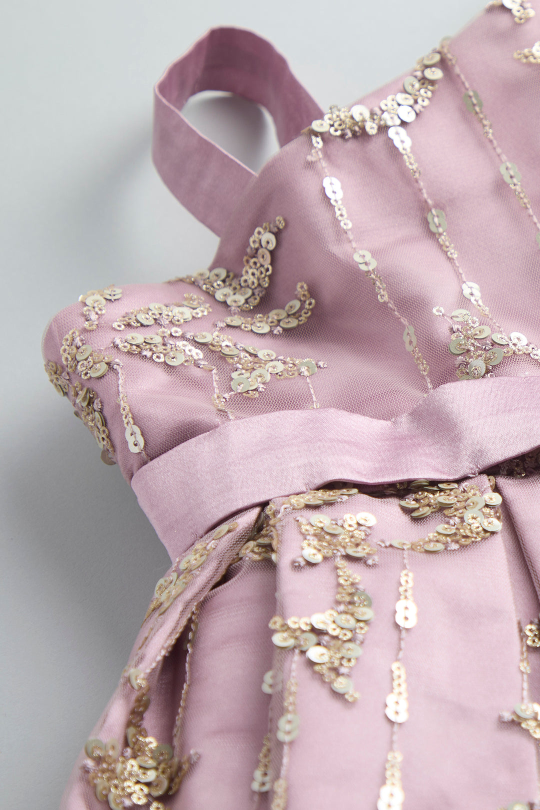 Celebration Dress - Mauve net party dress - Urbanrac