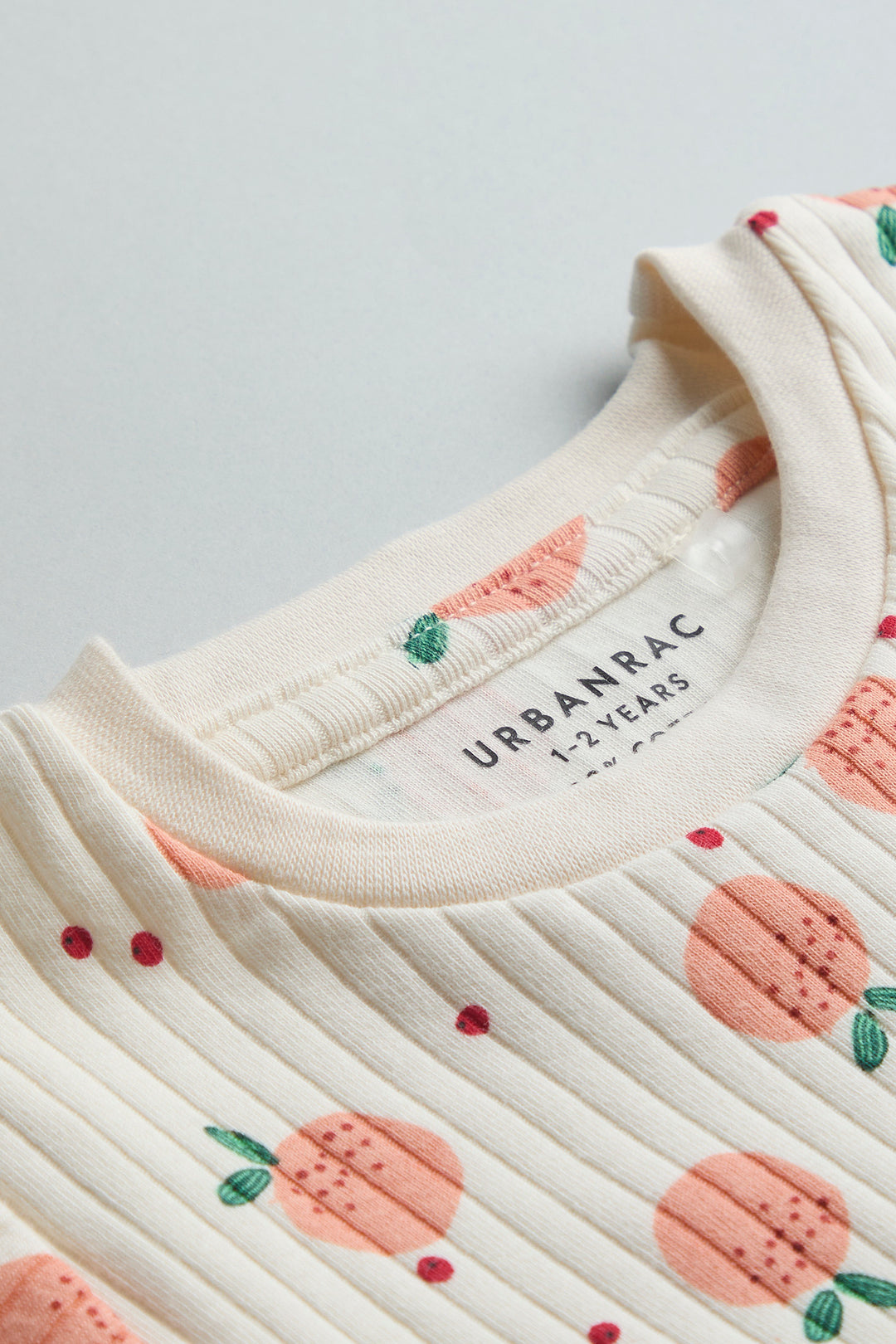 100% Cotton Co-Ord Set for Toddlers | Fruit Print - Urbanrac