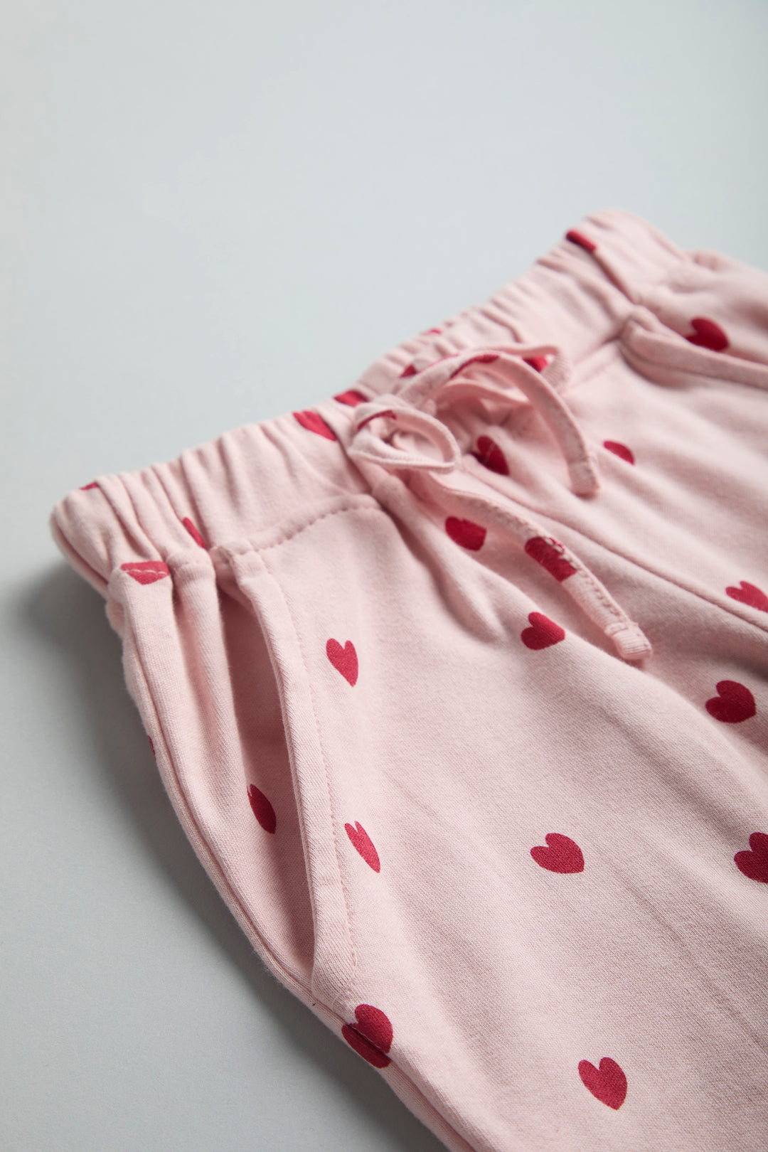 GOTS Certified Organic Cotton Sleepwear Set for Toddlers| Heart Print - Urbanrac