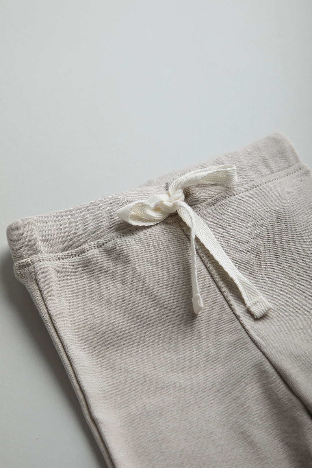 GOTS Certified Organic Cotton Grey Baby Pants With Drawstring - Urbanrac