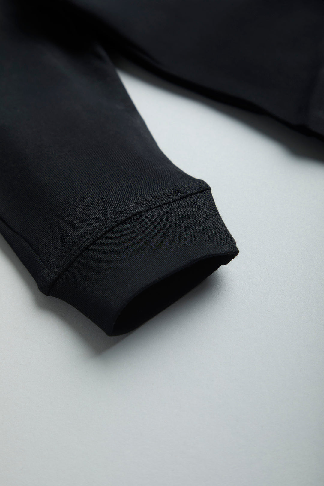 GOTS Certified Organic Cotton Black Baby Pants With Drawstring - Urbanrac