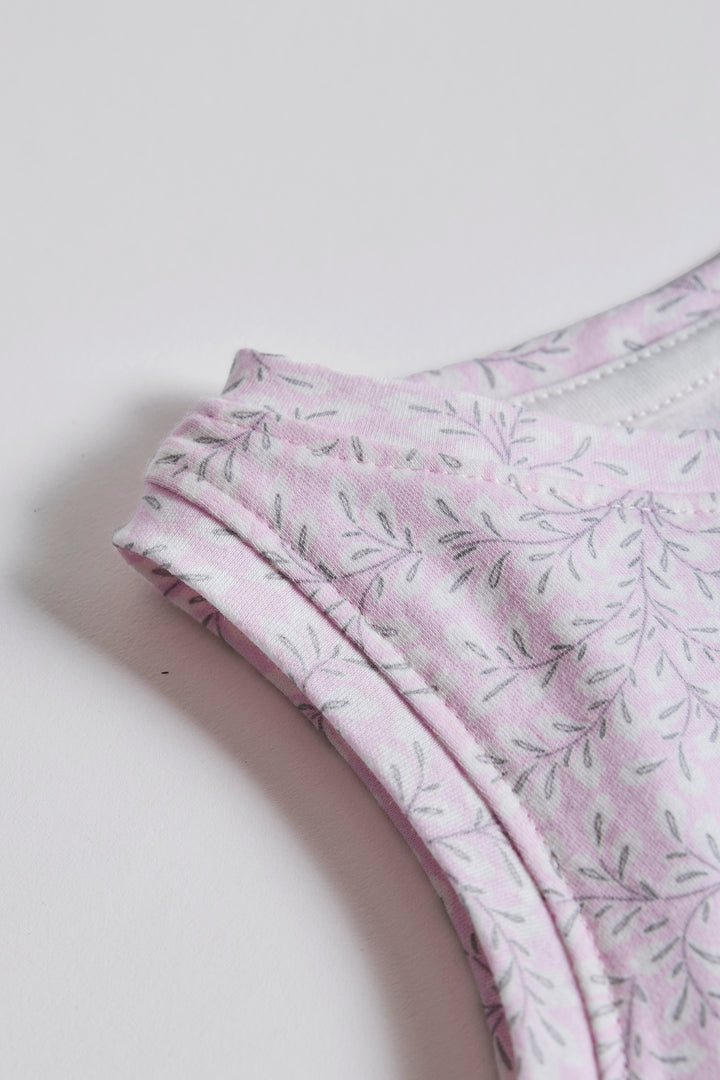 2-Pack Cotton Vest Tops | Pastel