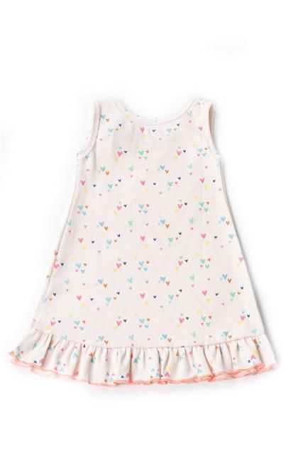 Heart Print Comfy Dress - Urbanrac