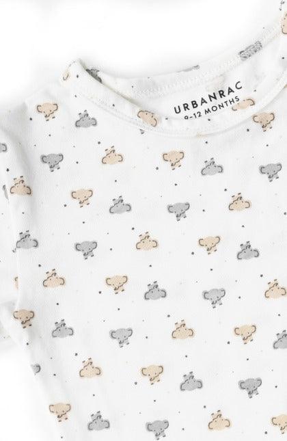 Grey Print Onesies - Urbanrac