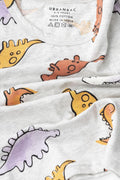 Mustard Orange Dino Print Co-ord Set - Urbanrac