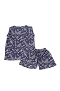 Navy Blue Co-ord Set - Urbanrac