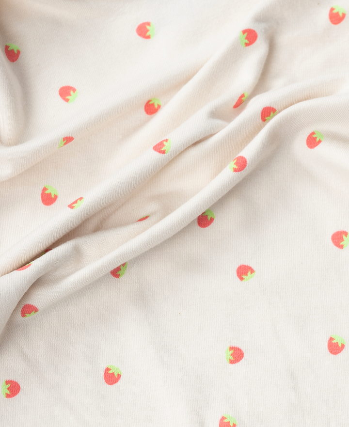 Strawberry Print 100% cotton Onesies