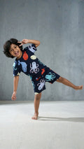 100% Cotton Co-Ord Sets | Little Kids | Sea Animals
