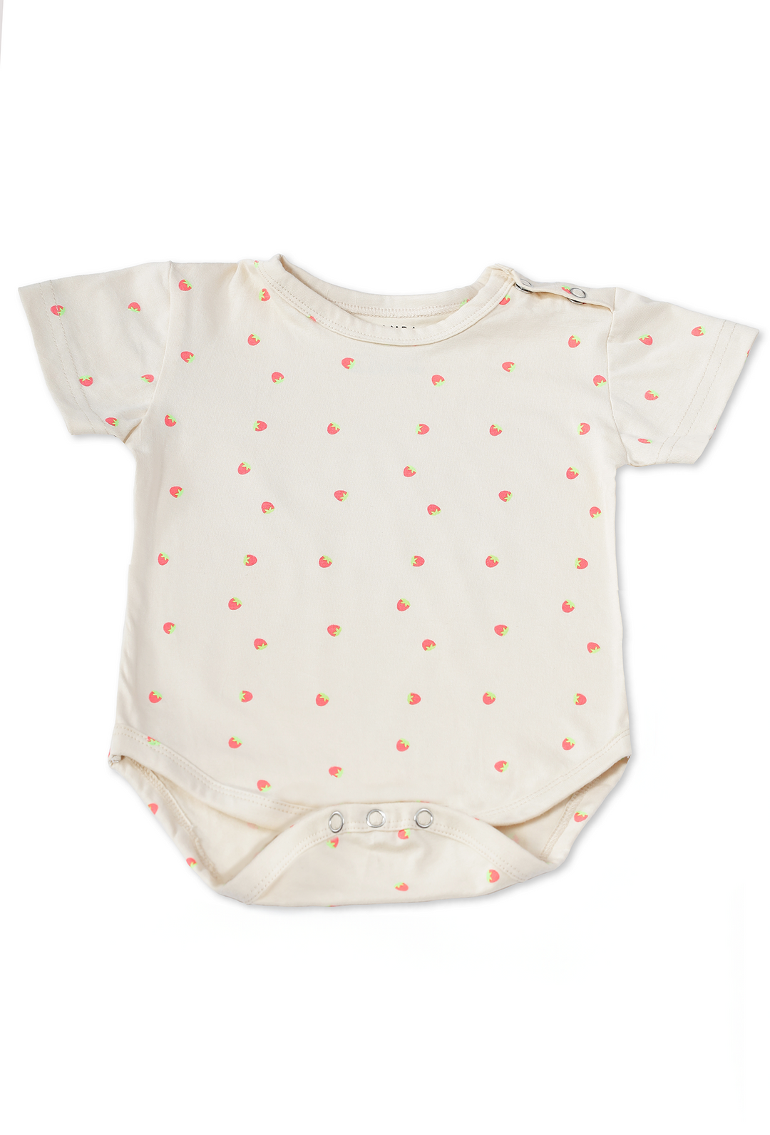 2 Pack Onesies - Strawberry Print + Grey print