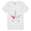 Grey unicorn print T-shirt - Urbanrac