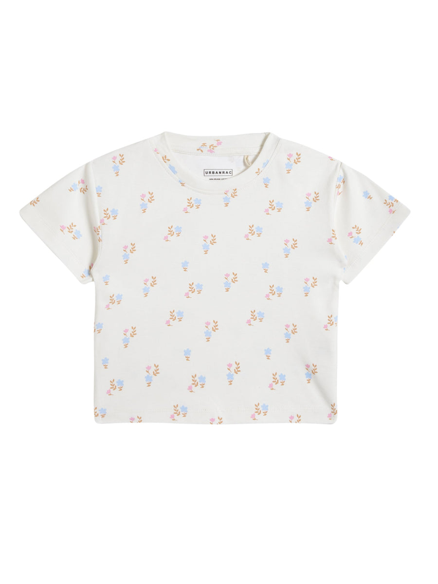 GOTS Certified Organic Cotton Sleepwear Set for Toddlers | Floral Print - Urbanrac