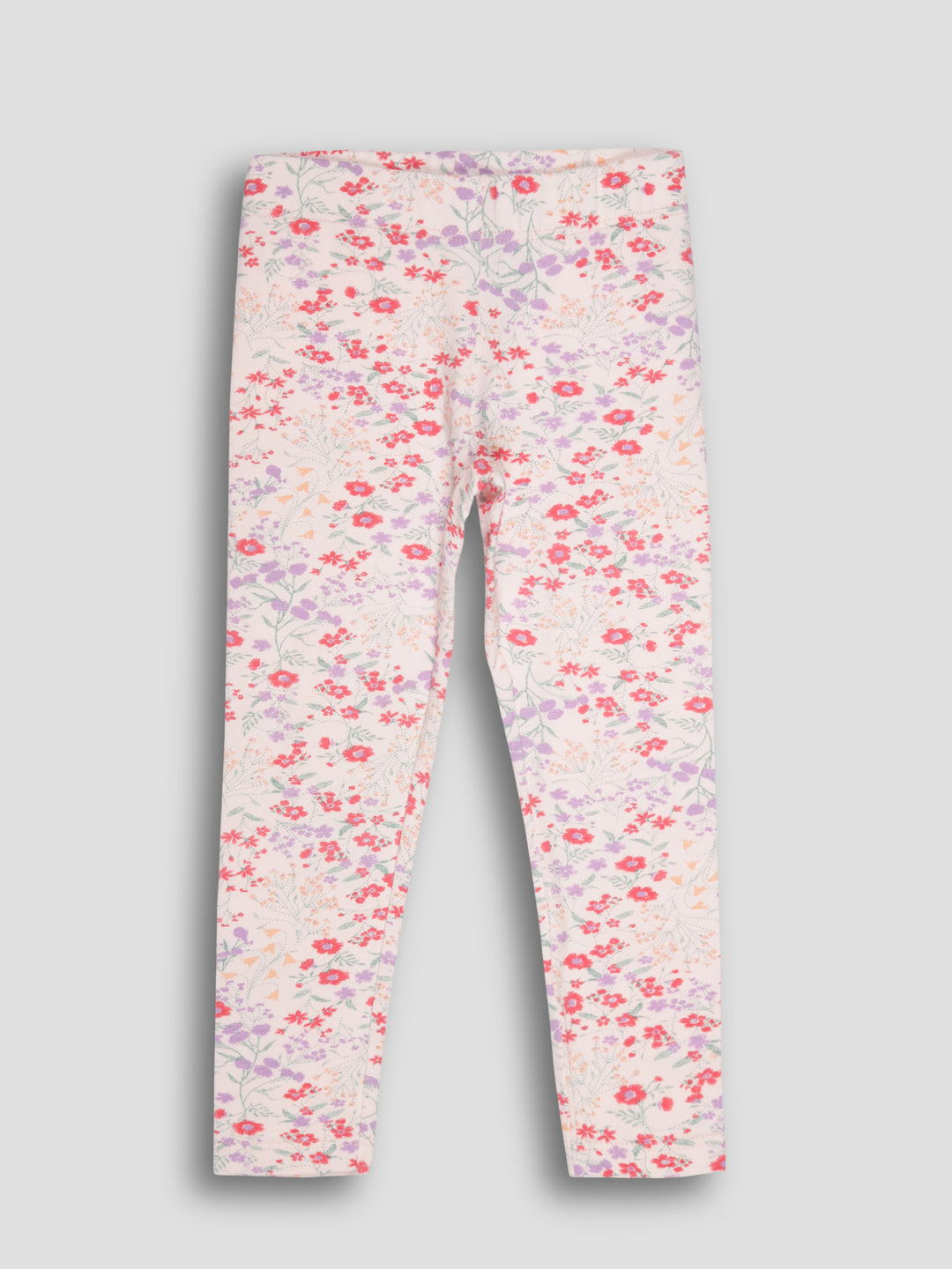 Pink pattern leggings for girls