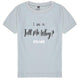 Pearl Grey Tell Me Why Print T-Shirt