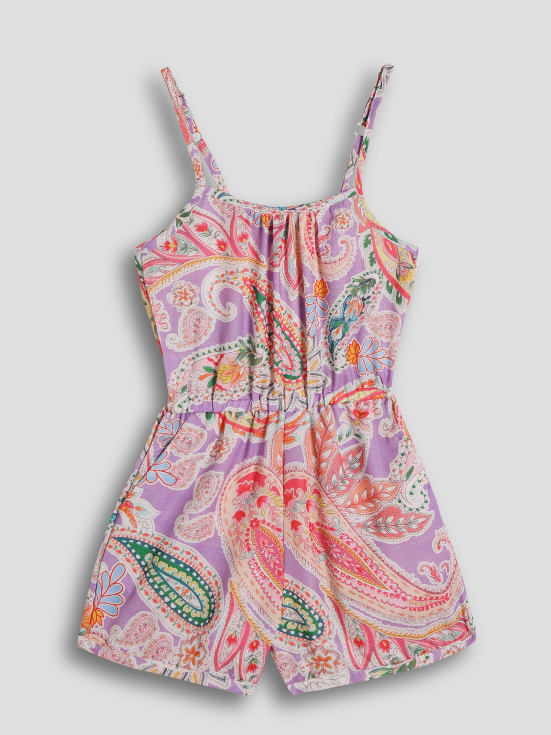 Jumpsuit Dress in bright pattern