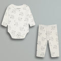 Cotton Onesies and Pant Set for Babies | Sleepwear | Lion Print - Urbanrac