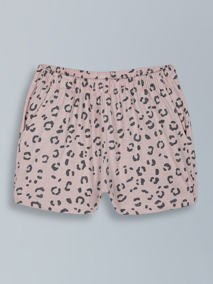 Girls Shorts in Animal Print